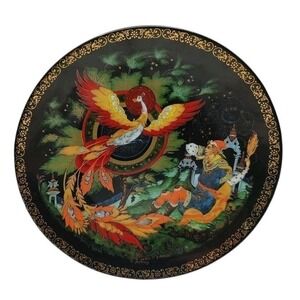 Russian Kholui Bradford Exchange Plate Collector‎ Magnificent Firebird Vintage